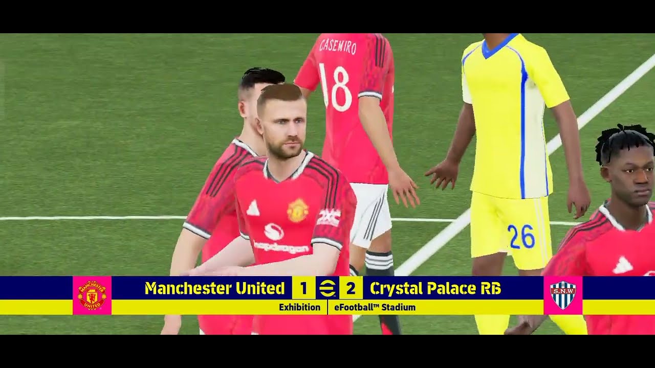 Late victory for palace at old trafford.Manchester united vs Crystal palace 1-2