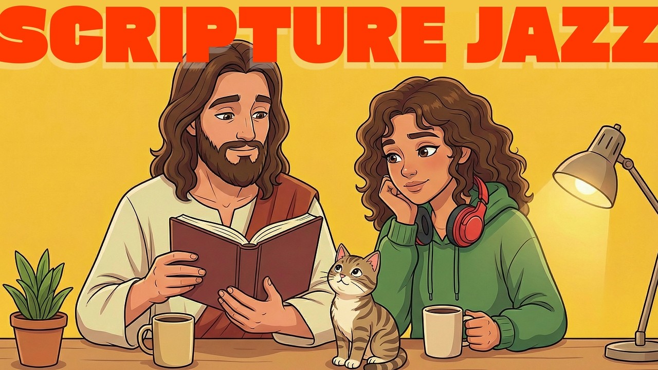 ✨ Christian Jazz Café for Study, Prayer & Quiet Focus (Matthew 5–7 KJV) | Scripture Background Music