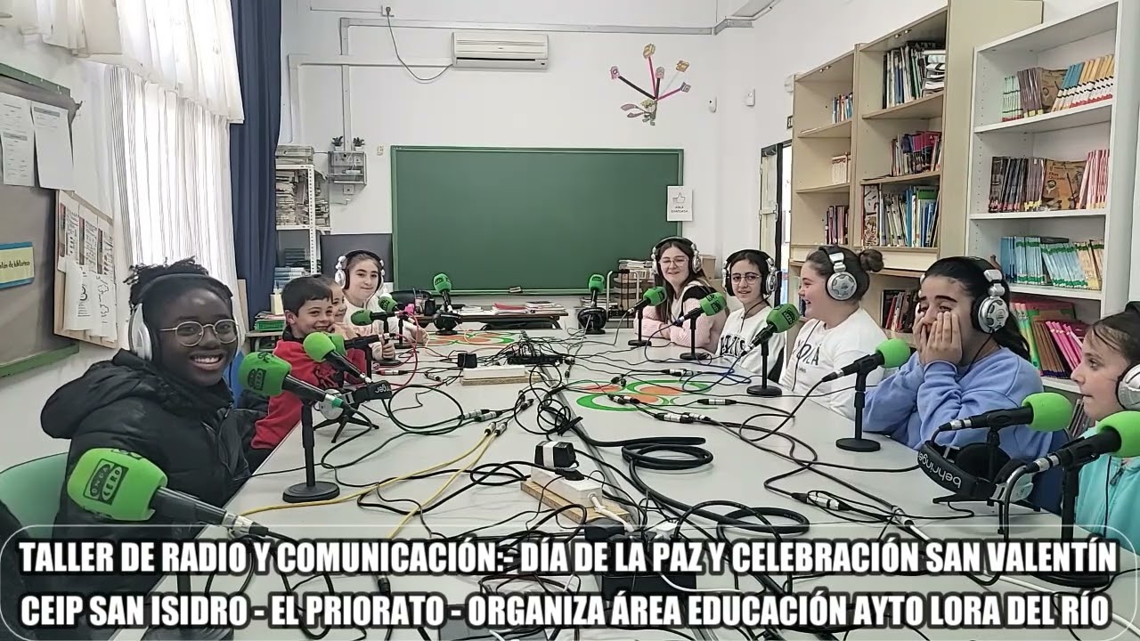 ‼️TALLER DE RADIO  Y COMUNICACIÓN - COLEGIO SAN ISIDRO - EL PRIORATO- LORA DEL RÍO ‼️