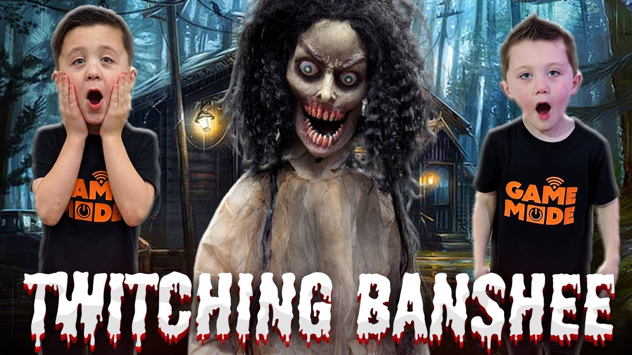 Twitching Banshee Spirit Halloween 2024 | Unbox Setup Halloween Animatronic | Banshee