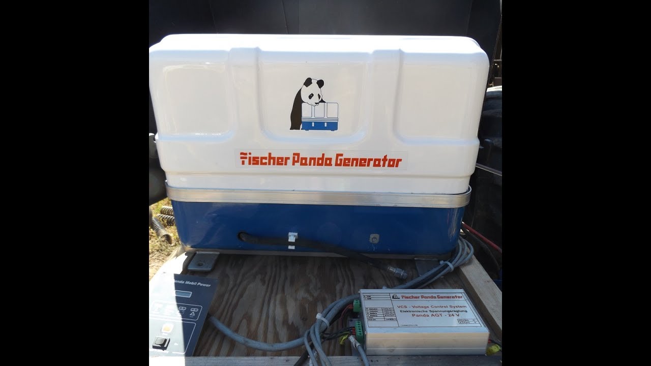 Fischer Panda DC Diesel Generator AGT4000 Only 35 hours! A must have for boats!