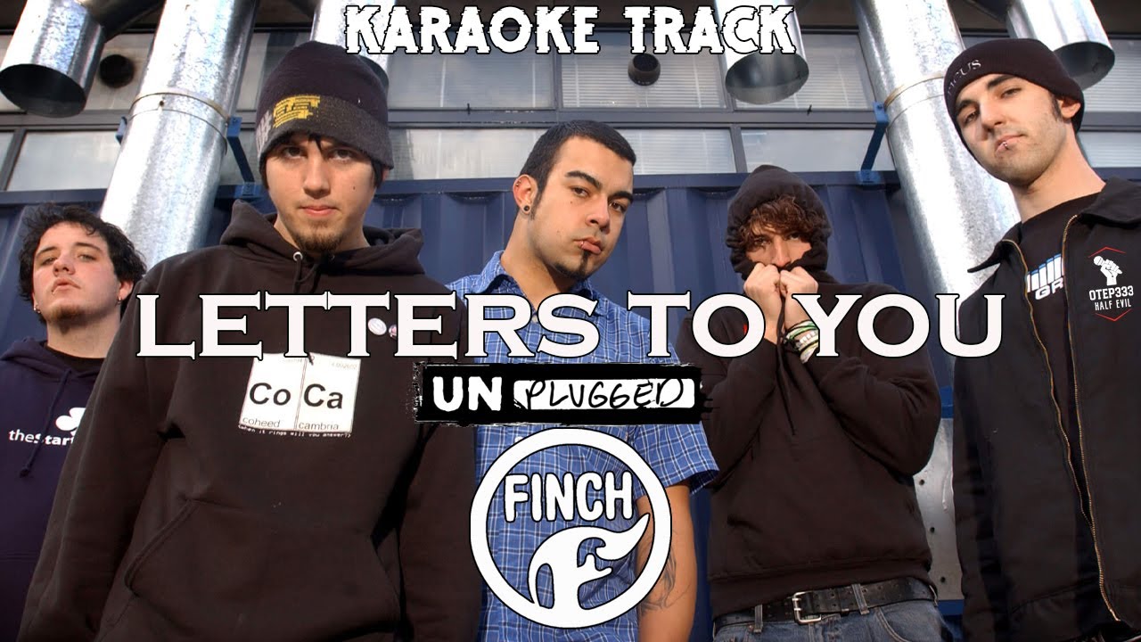 Finch | Letters To You *Acoustic* 🎤HQ Karaoke🎤