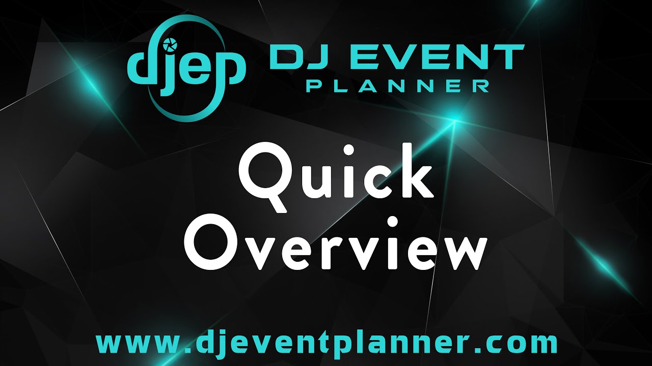 DJ Event Planner - Quick Overview