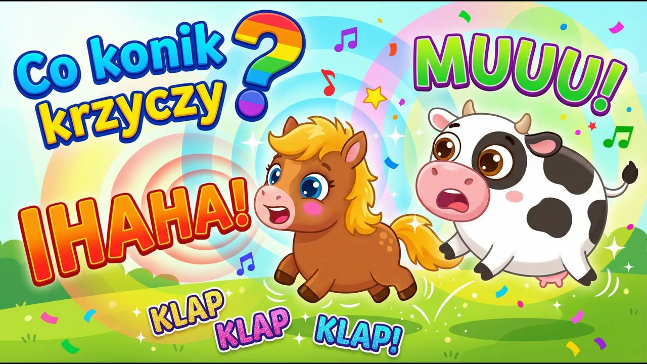 Konik i Krówka na Farmie 🐴🐄 | Śpiewaj z Nami | Lulusiowa Kraina