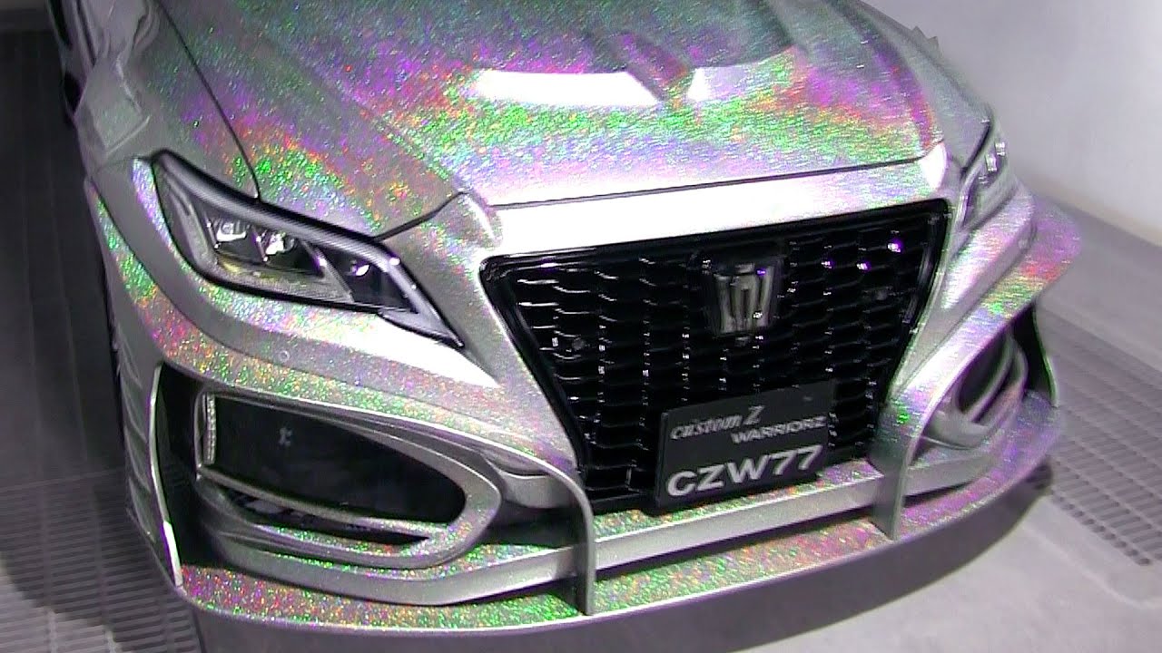 Как нарисовать хлопья радуги на роскошном седане / TOYOTA NEW CROWN