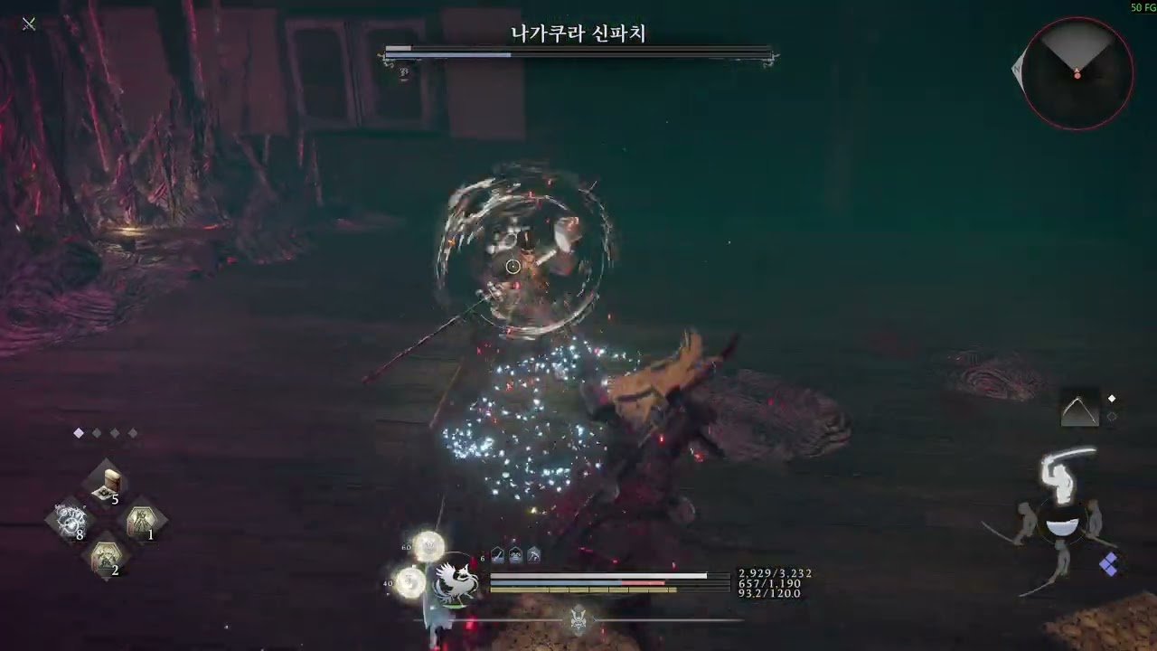 인왕3 언월도 낫 인간형 연습 입니다.