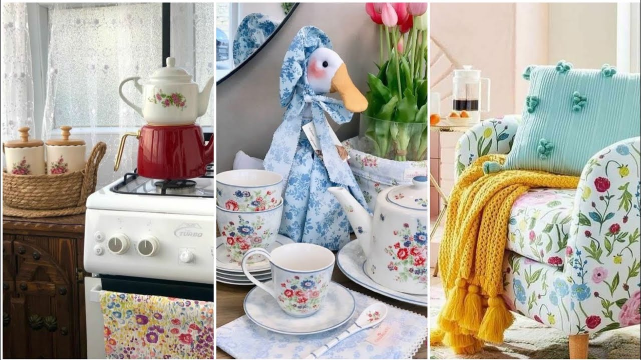 Cottage decoration ideas. Shabby chic style cottage decorating ideas.