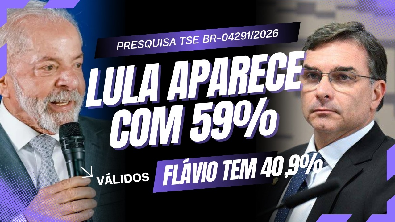 LULA VENCERIA FLÁVIO COM 70 MILHÕES DE VOTOS VÁLIDOS NA PESQUISA COLECTTA REGISTRADA NO TSE
