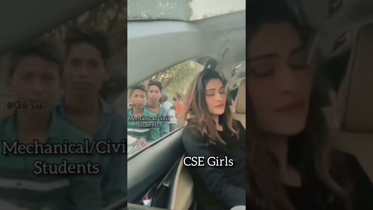 Civil And mechanical Boys VS CSE Girls 😂 #engineering #meme #girlsvsboys #engineeringlife #shorts