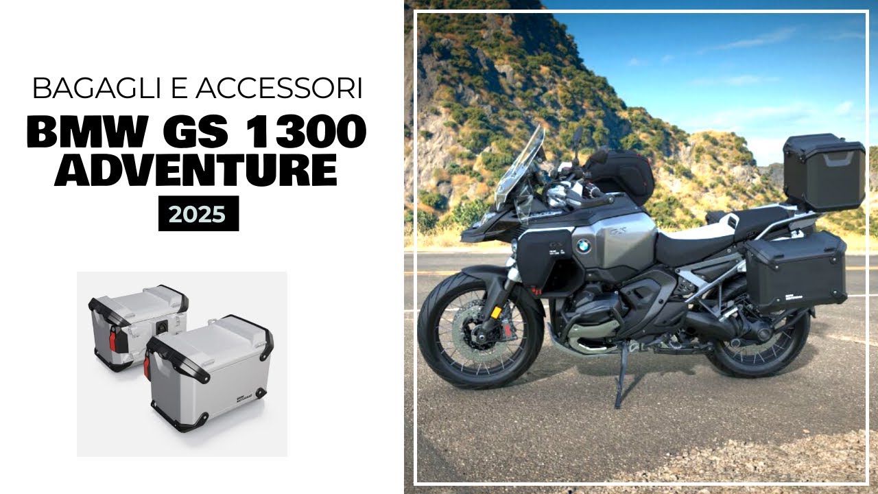 BAGAGLI E ACCESSORI SOLUZIONI PER GS 1300 ADVENTURE 2025