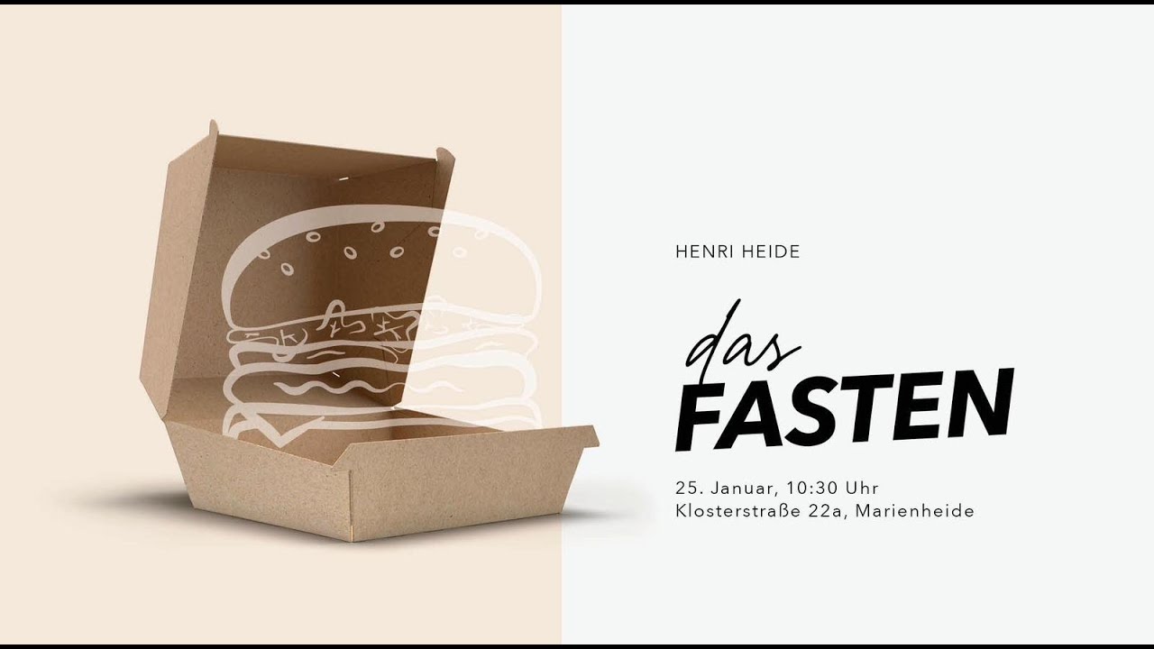 Das Fasten  | Henri Heide | EG Marienheide | 25.01.26