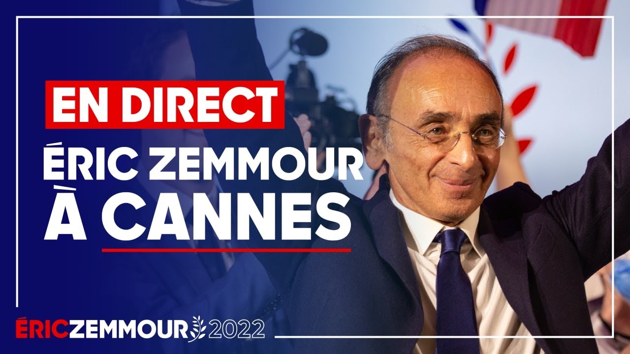 &Eacute;ric Zemmour : Meeting de l&rsquo;Union des droites &agrave; Cannes