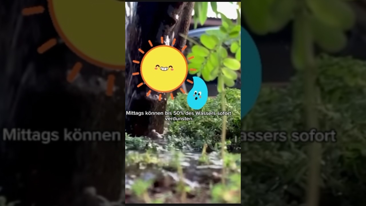 50% Wasserverlust beim Giessen? 🌱