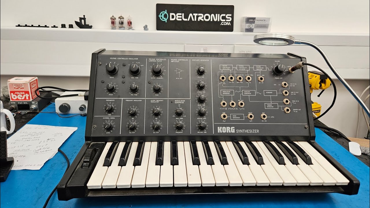 Korg MS10: Финальный тест, использование Bender в качестве контроллера.