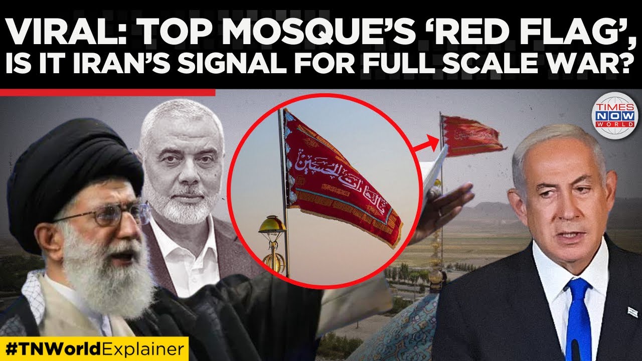 Iran's Red Flag Mystery: Symbol of War or Religious Tradition? | Times Now World
