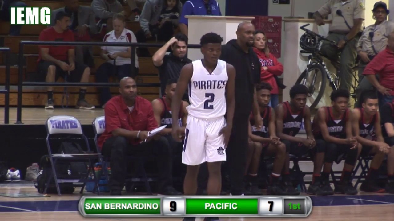 LIVE HOOPS! San Bernardino vs. Pacific Boys Basketball (2-8-18) @ San Bernardino, CA.