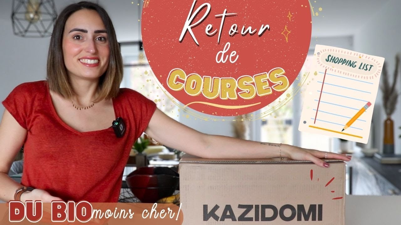 RETOUR DE COURSES  🛒 I KAZIDOMI ET LIVE BATCHCOOKING  I Miss Suzette