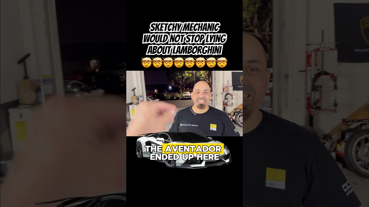 SKETCHY MECHANIC KEPT LYING ABOUT LAMBORGHINI! #carsofyoutube #lamborghini #mechanic