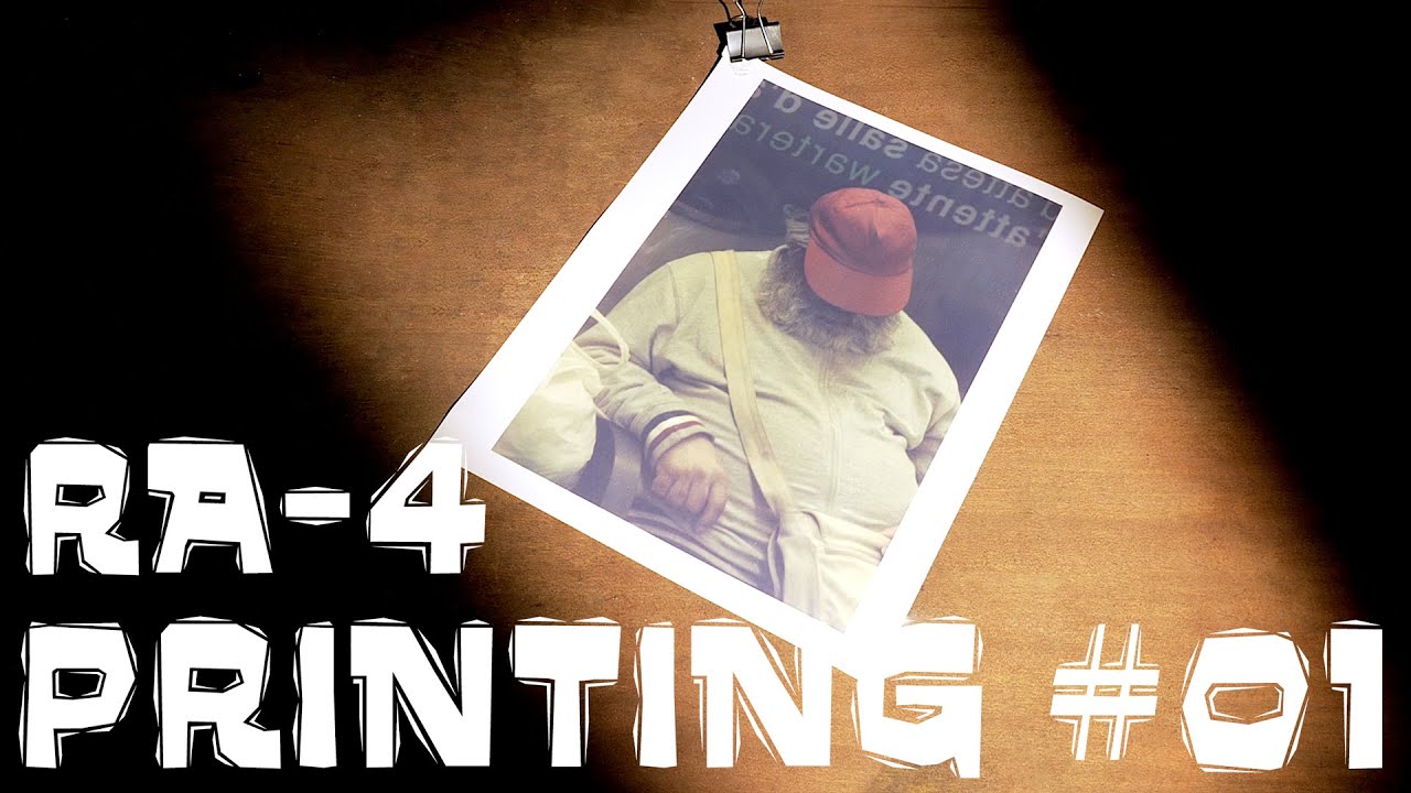 RA-4 Printing in the darkroom from Kodak Vision 500T film