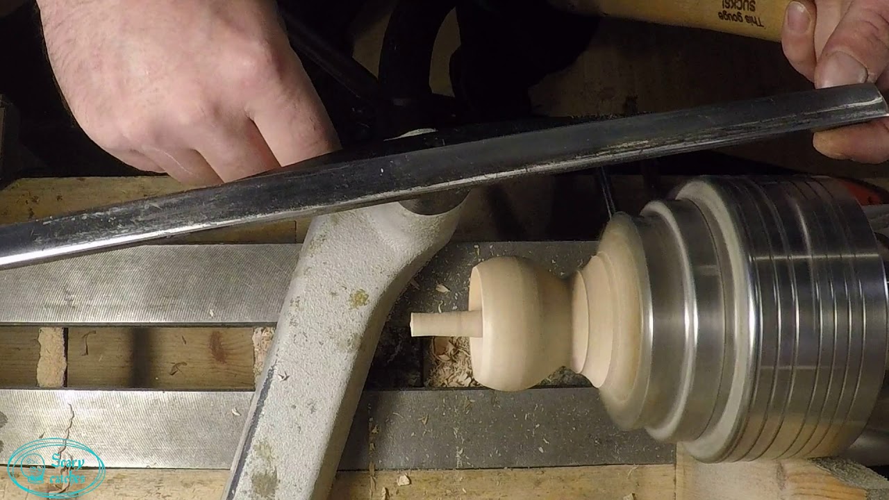 Tippe top woodturning
