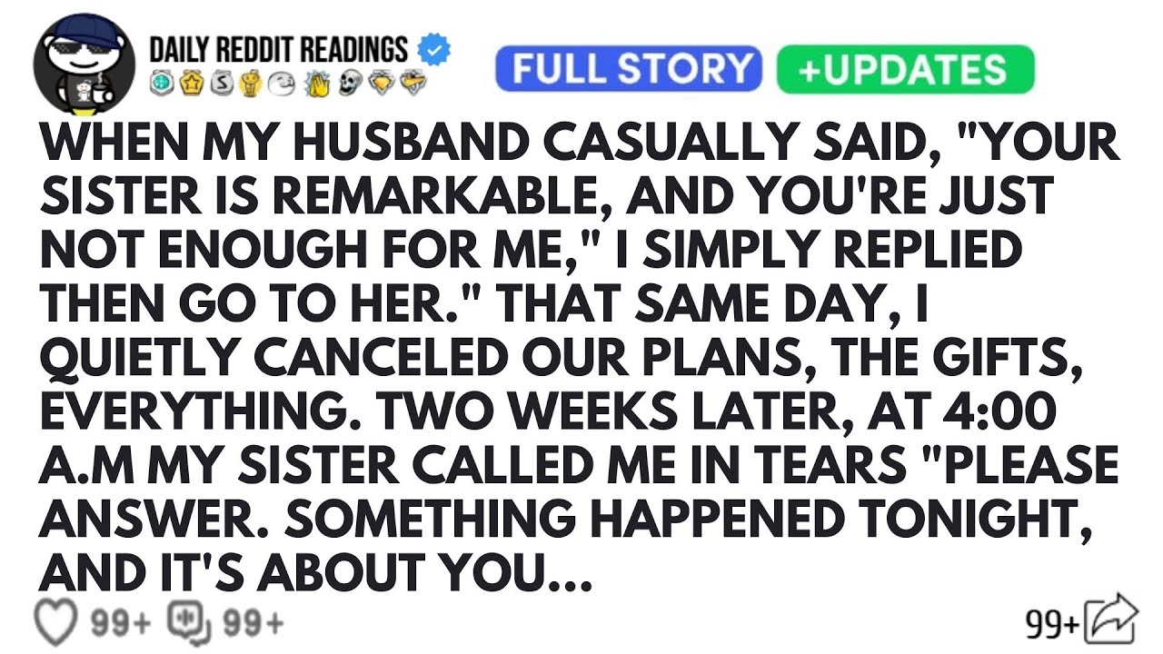 WHEN MY HUSBAND CASUALLY SAID, 