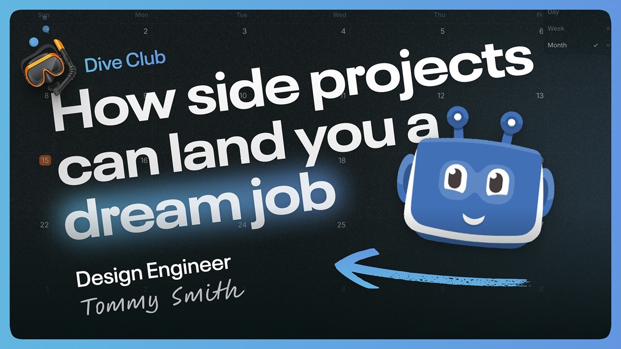 Tommy Smith - How side projects can land you a dream job
