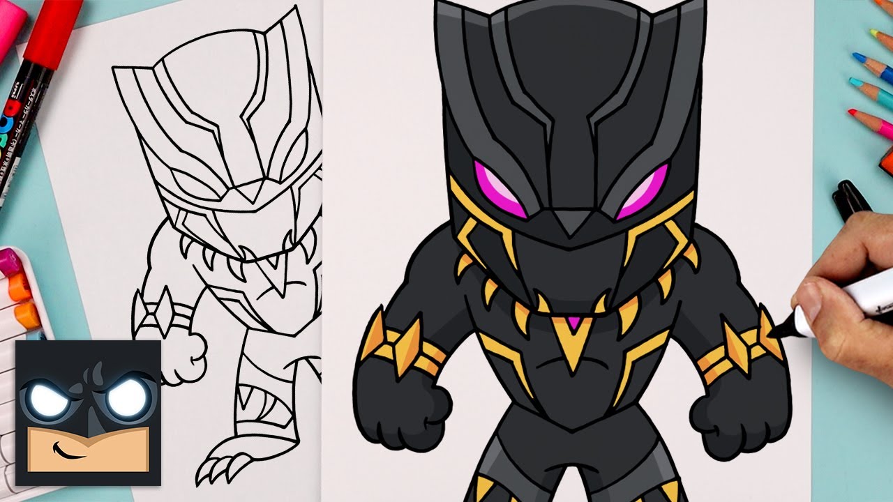 How To Draw Black Panther | Marvel Rivals