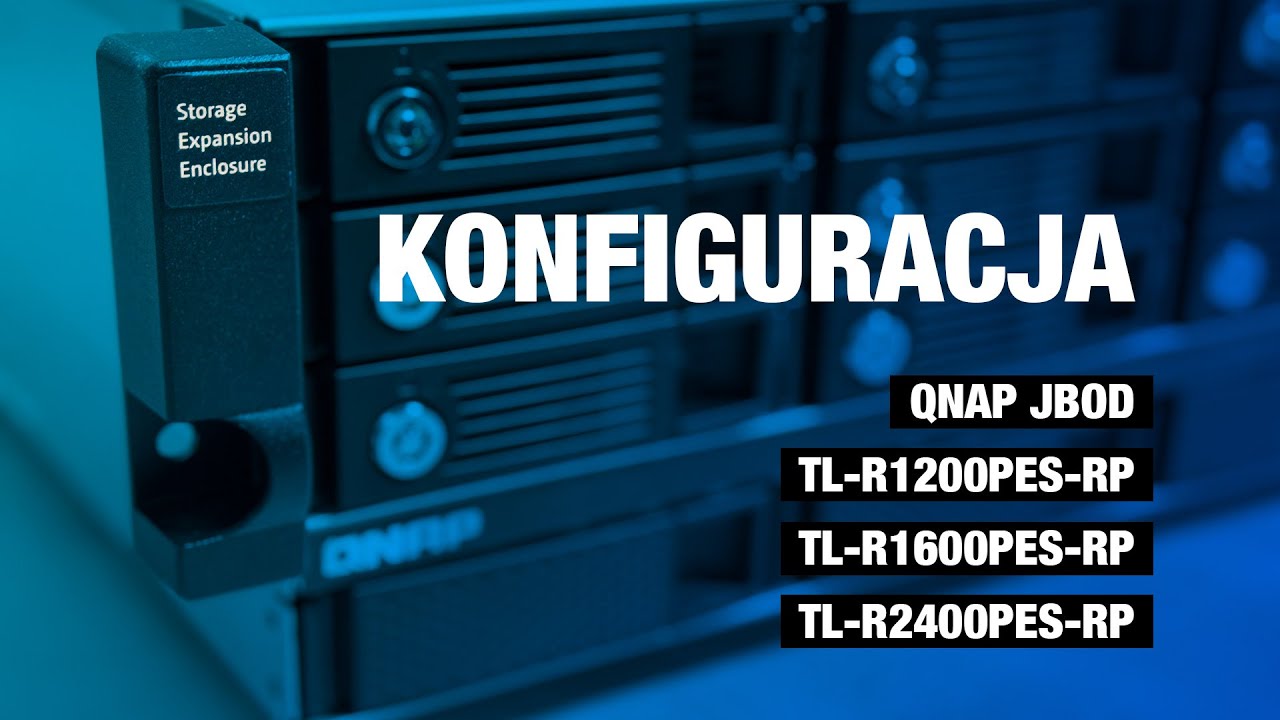 Obudowy JBOD QNAP - cz. 2 - konfiguracja