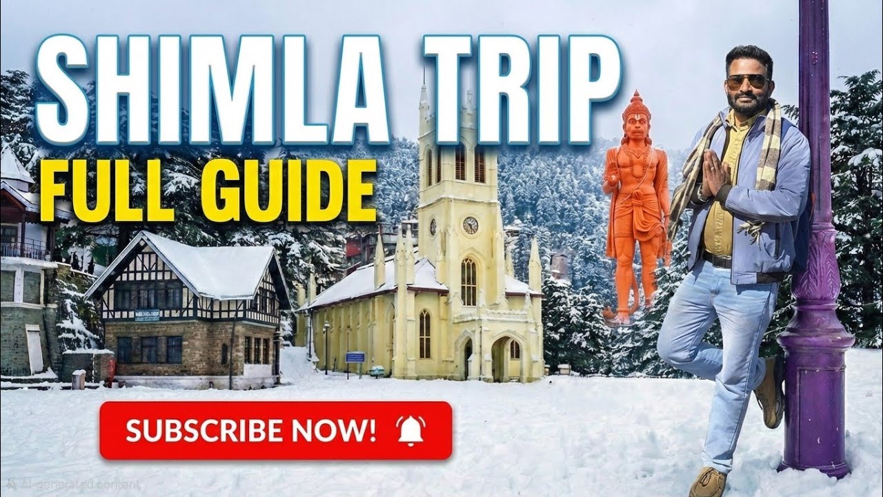 Shimla Trip Full Guide 2026 | Snowfall, Mall Road, Jakhu Temple & Budget | Shimla Tour Vlog! #vlog 