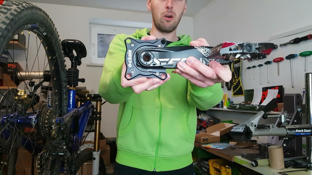 SK Bike Suspension - O Chain für das Demo | Kurbelspider gegen Pedalkickback