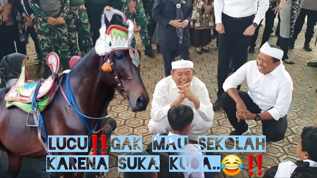 Lucu Banget..‼️Gak Sekolah karena Suka Kuda..‼️😂 #kangdedimulyadi #barakmiliter #jawabarat #fyp