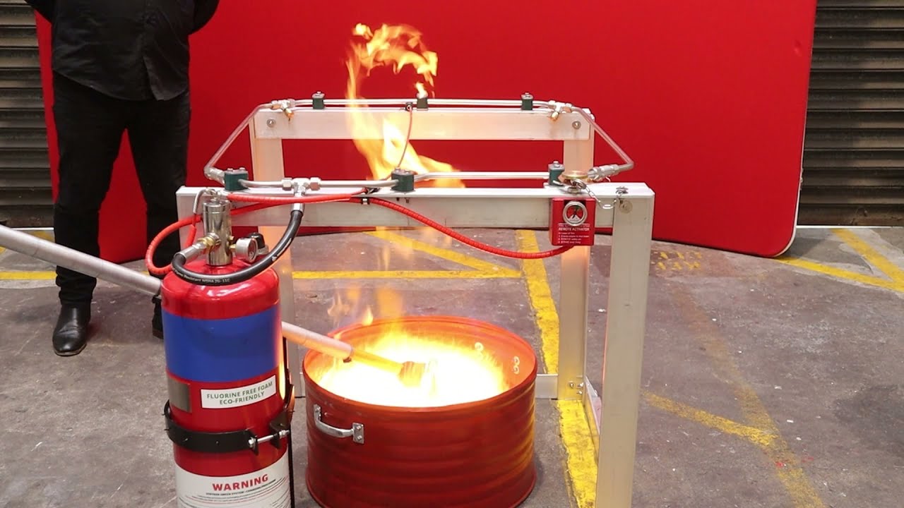 PSL Fire & Safety Fire Suppression System Demonstration