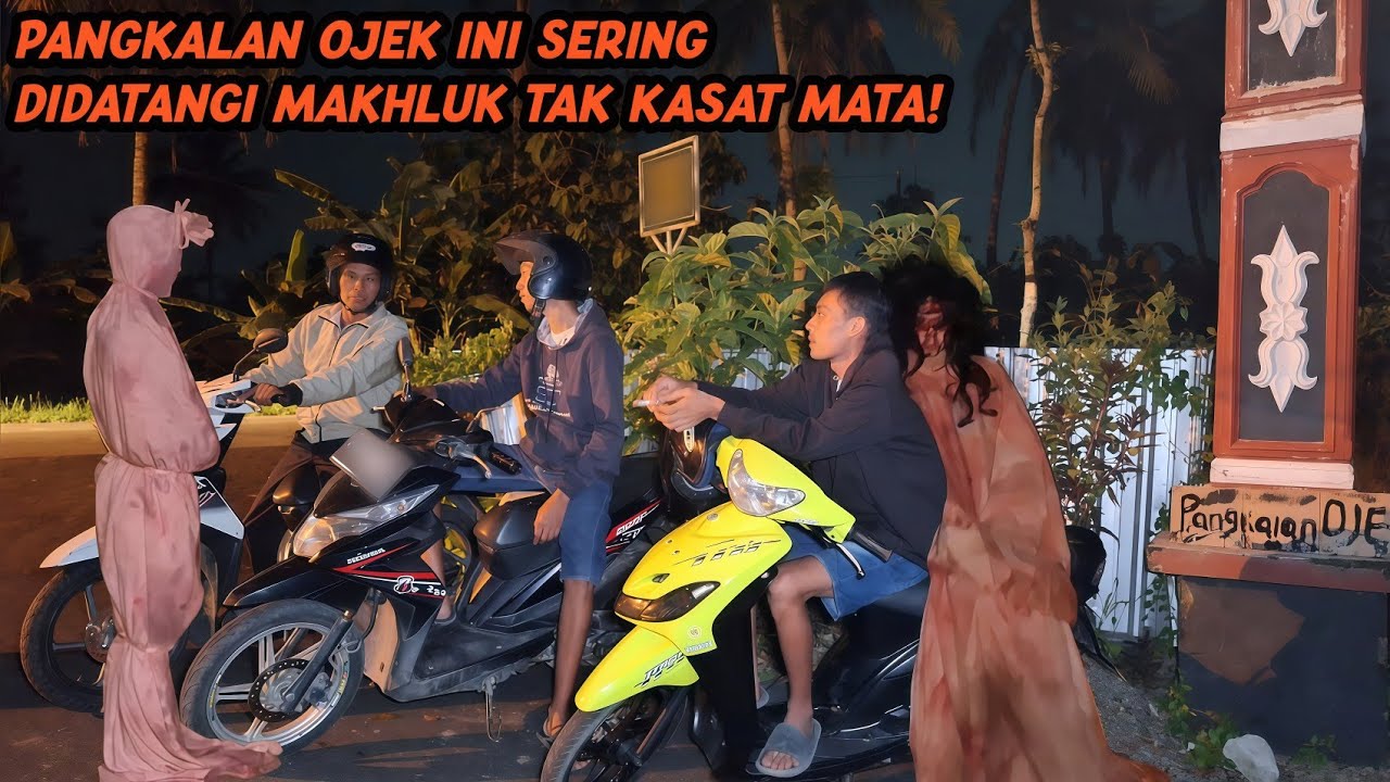 PANGKALAN OJEK INI DIDUGA JADI SARANG MAKHLUK TAK KASAT MATA!