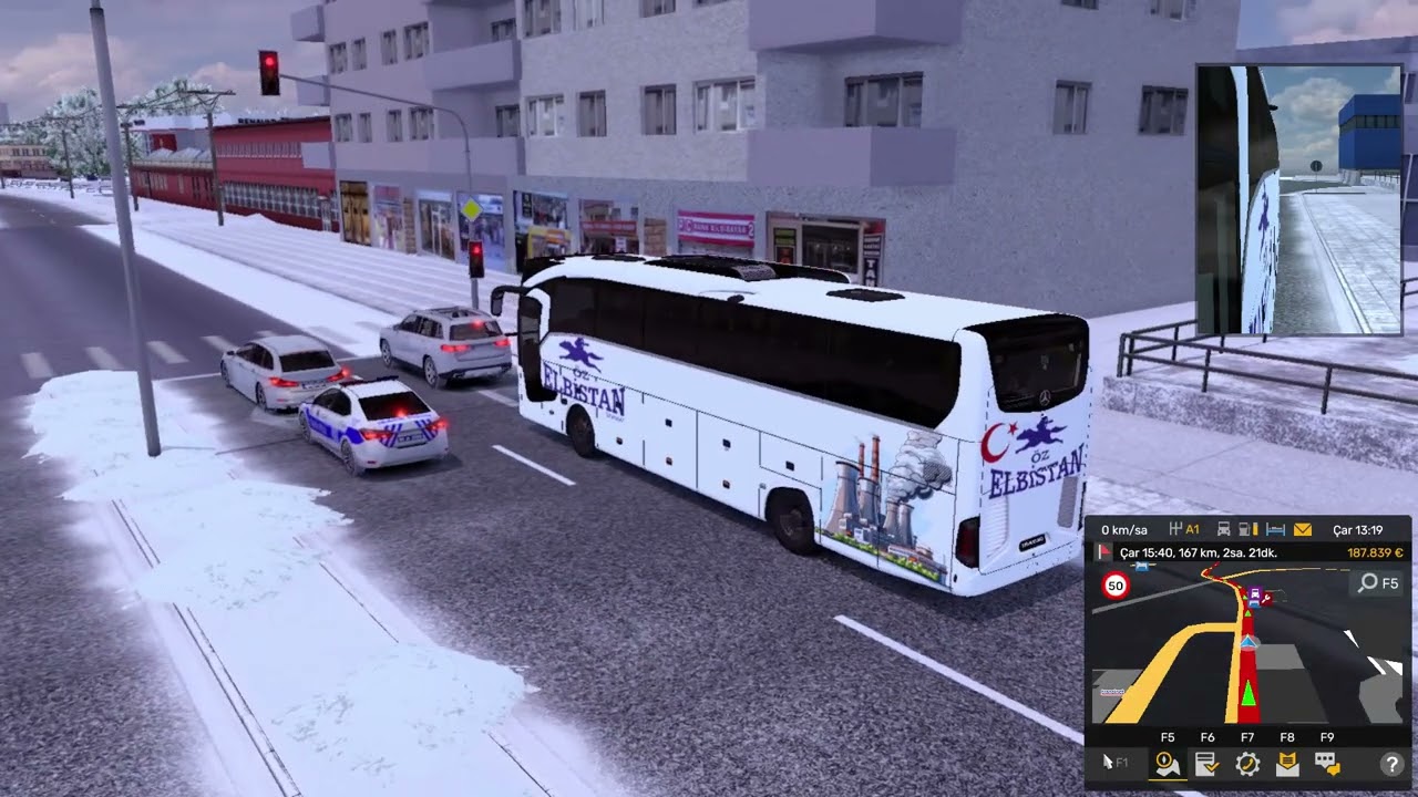 #ets2 Karlı Yol