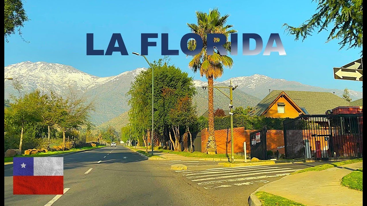 Driving in La Florida the newly rich's place on the Chile