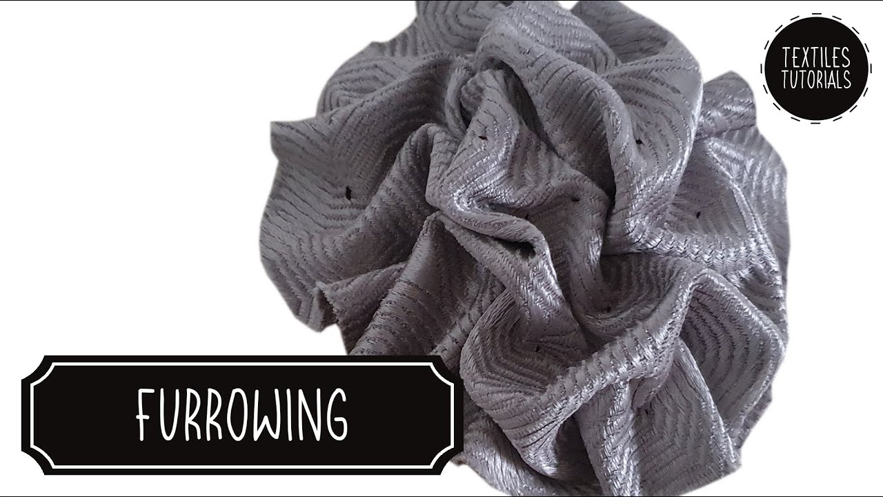 Furrowing - Step By Step Tutorial - Fabric Manipulation
