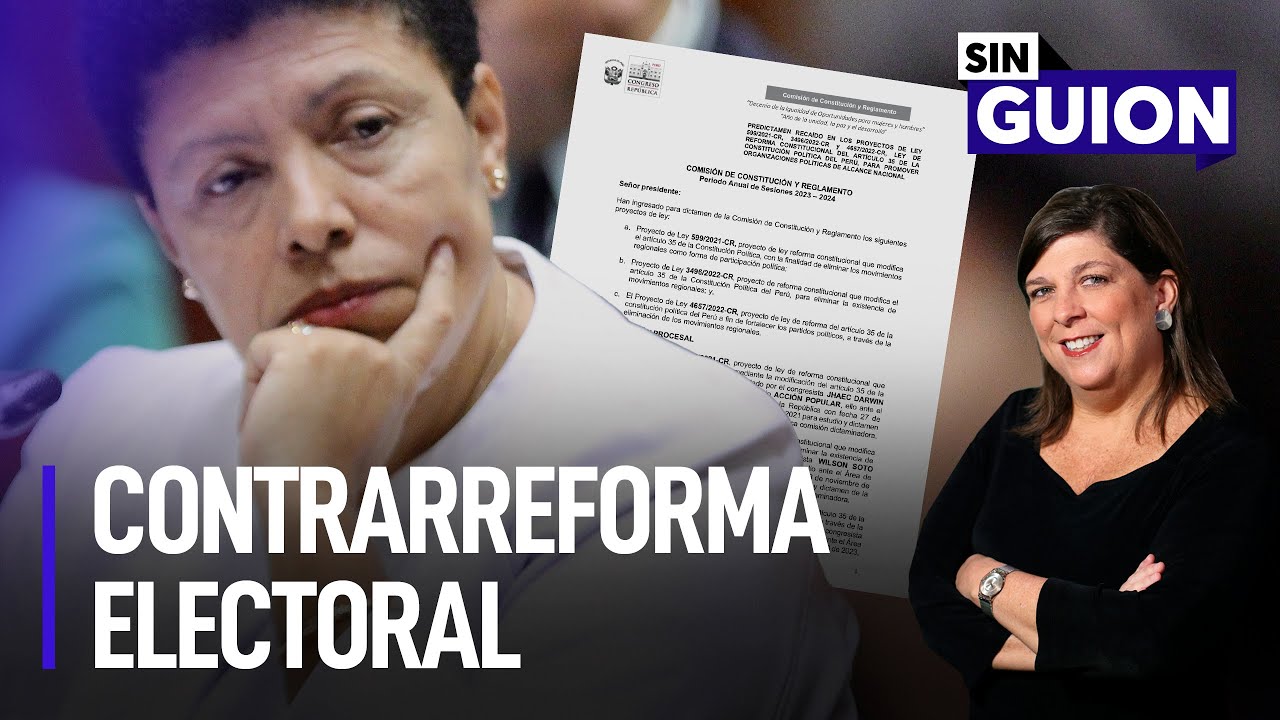 Contrarreforma electoral y judiciales y denuncias | Sin Guion con Rosa María Palacios