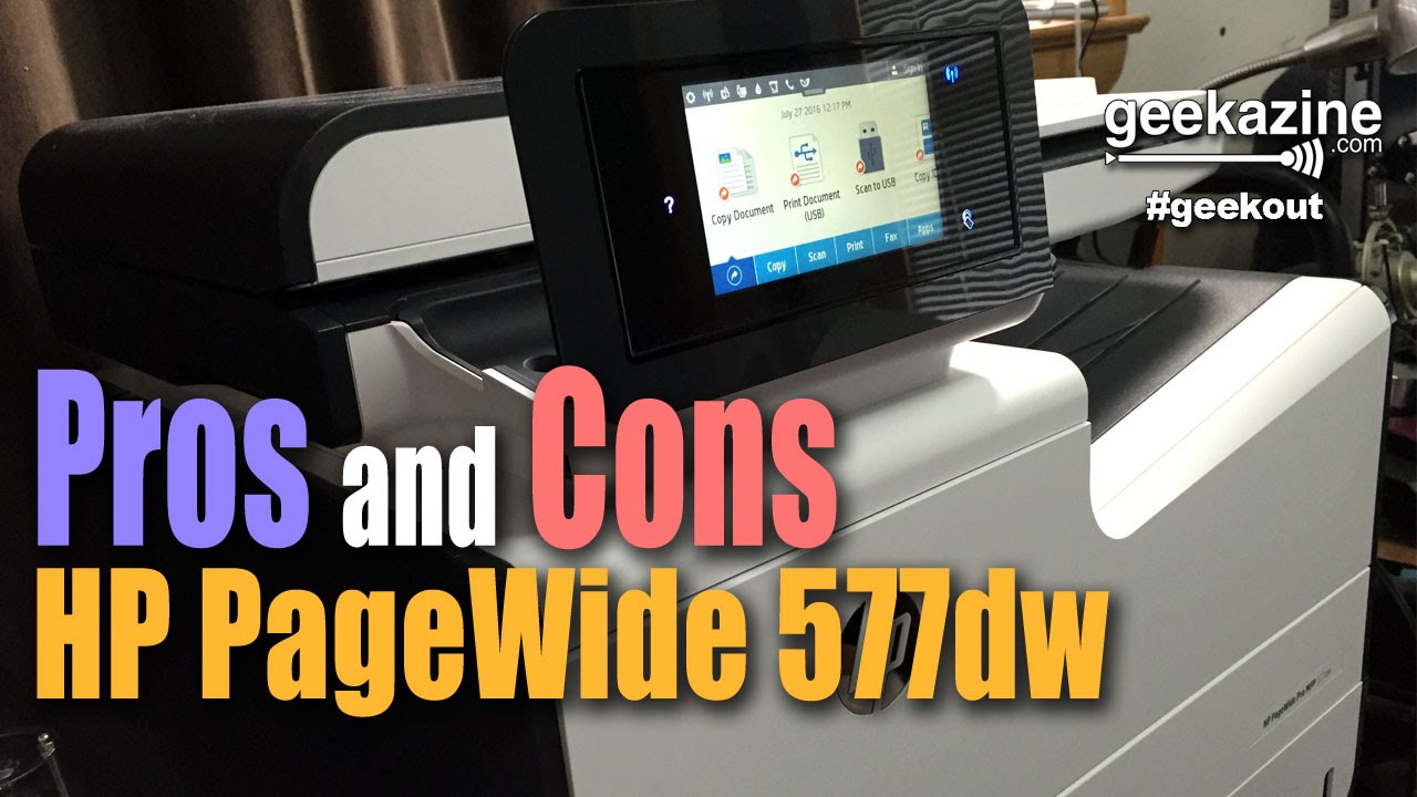 HP PageWide 577dw Pros and Cons