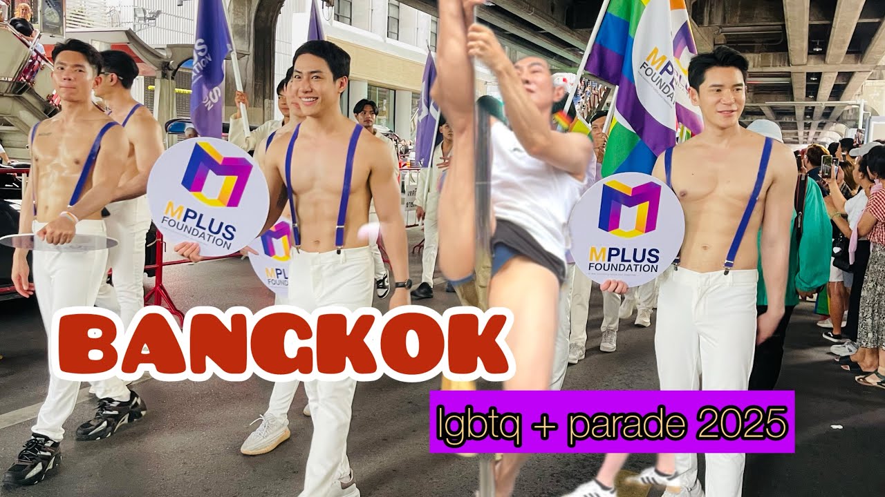 Bangkok Pride 2025  🏳️‍🌈 - Love Freedom & Color in 4K 🇹🇭 | Must Watch!