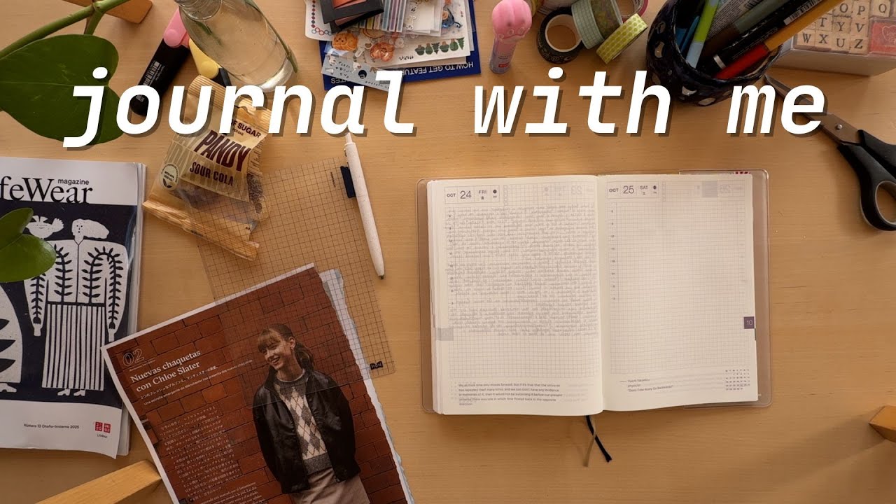 lo-fi collage journaling in my Hobonichi HON