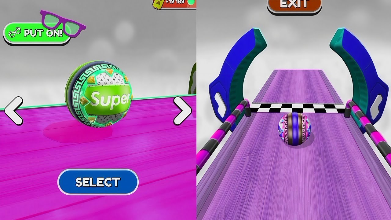 Going Balls Vs Reversed Video Gameplay Super SpeedRun #69
