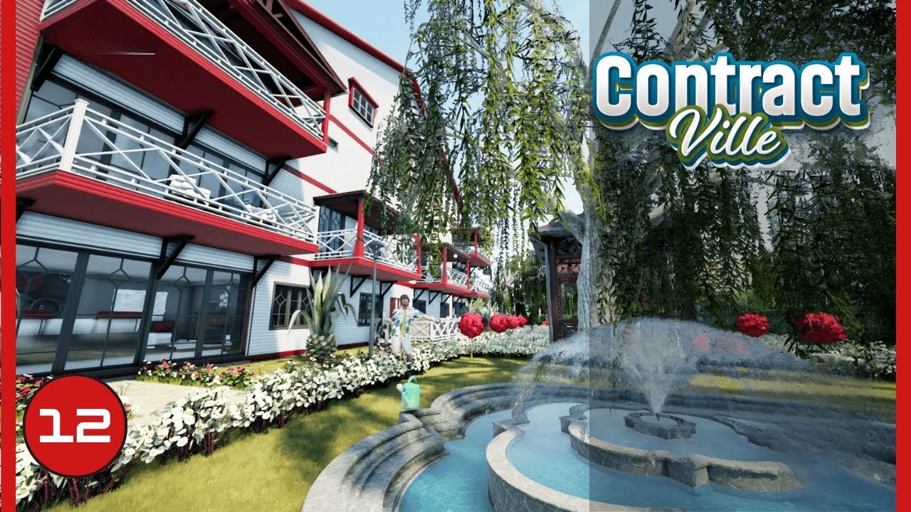 Contract Ville: Day 12 - First LARGE Land! Building A 3-House Complex | 2K No Commentary Co-op