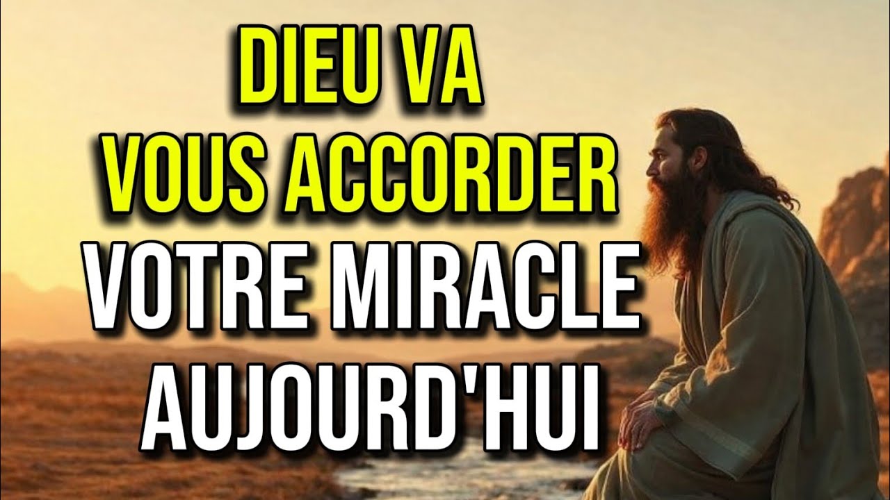 DIEU DIT : JE DOIS TE FAIRE CES MIRACLES, MON FILS, JE T'EN SUIS, TON ATTENTE EST TERMINÉE