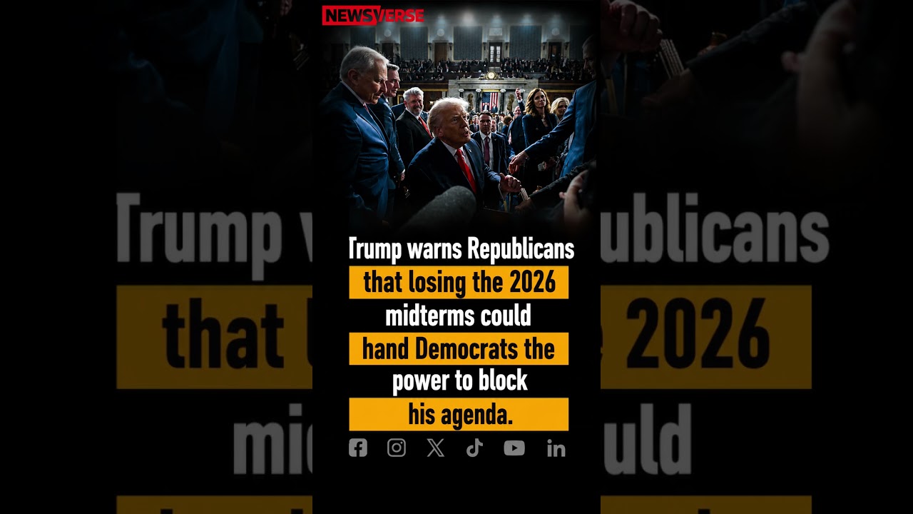 Trump Warns GOP: Midterm Loss Could Doom Agenda