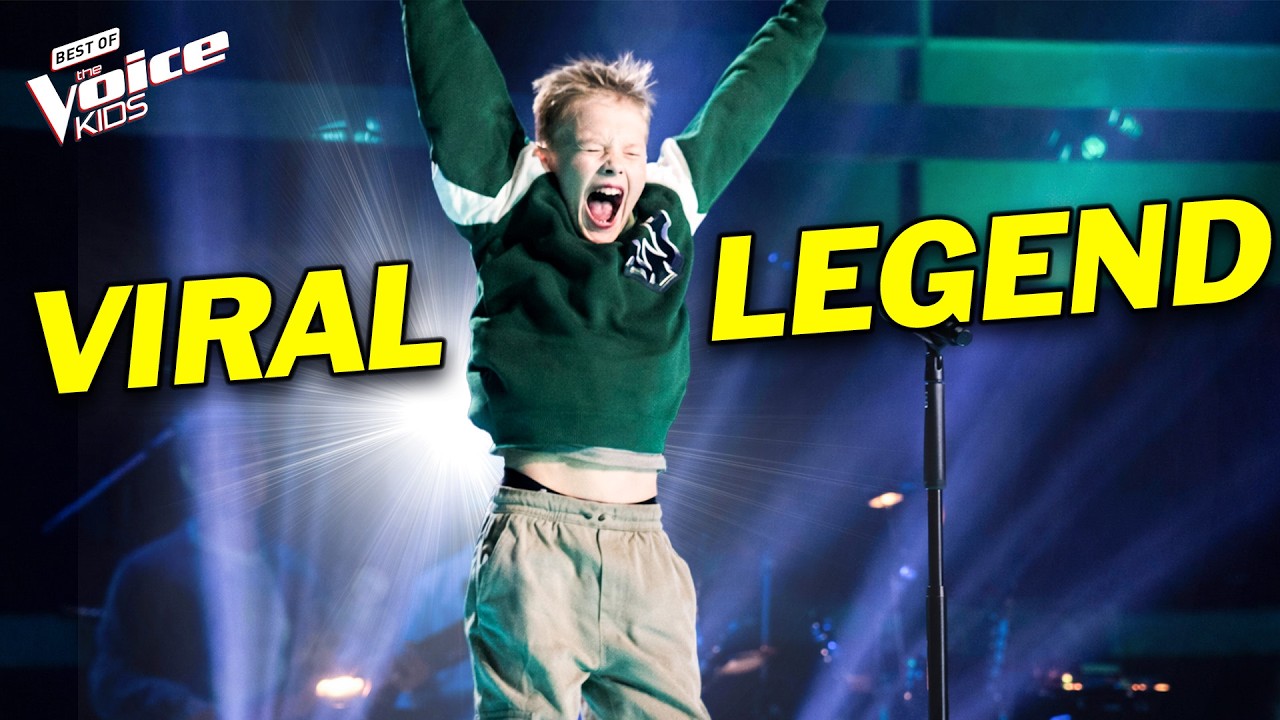 10-Year-Old Bjarne's All Performances | Best of The Voice Kids