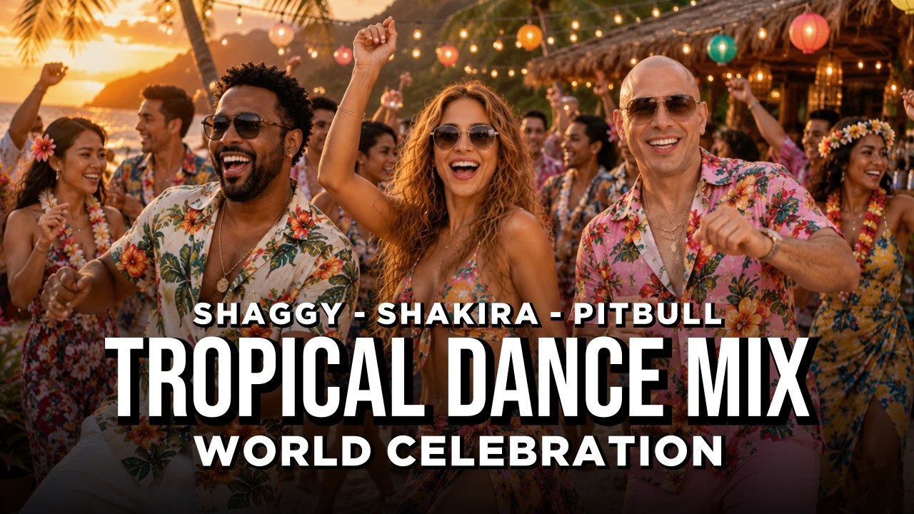 Shaggy x Shakira x Pitbull - Tropical Dance Mix | Qeeen Of Celebration (Official AI Music 2026)