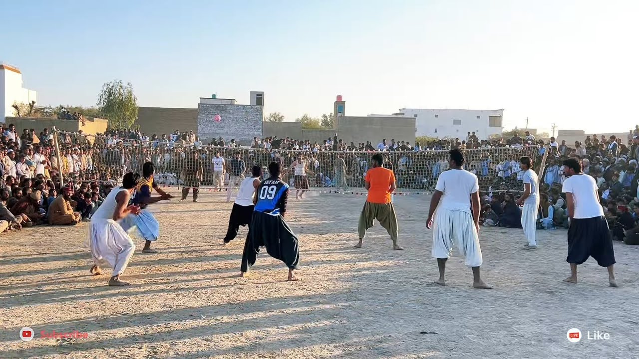kashi Taunsa wasti buzdar club vs shadan laund club volleyball match shadan laund