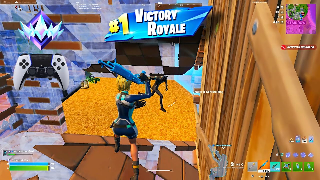 Fortnite Unreal Ranked Reload | PS5 Controller Gameplay