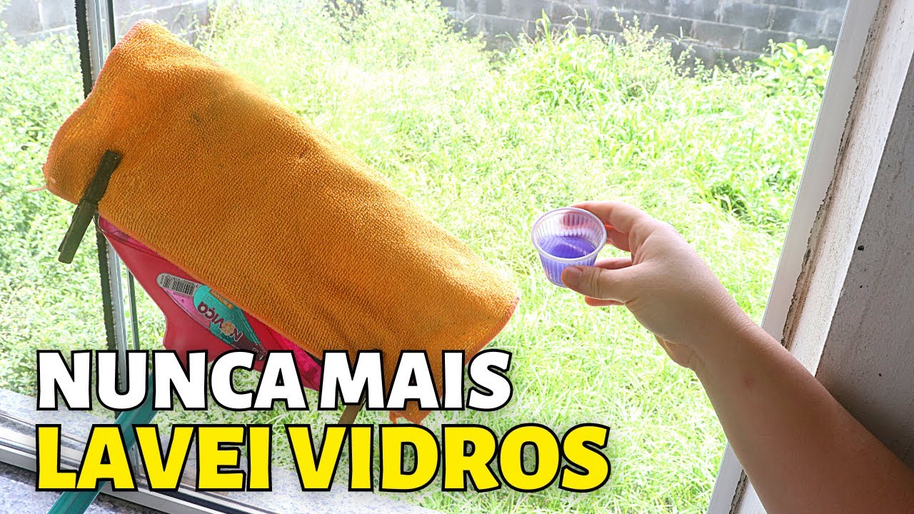 PORTA e VIDROS SUJOS Fica Limpo CHEIROSO Dá Brilho Não Mancha Por Dias
