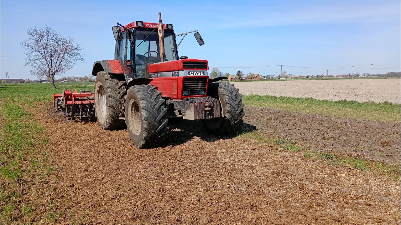 ☆UPRAWA POD KUKURYDZĘ W CIĘŻKICH WARUNKACH☆CASE 1455 W BŁOCIE☆CRYSTAL☆